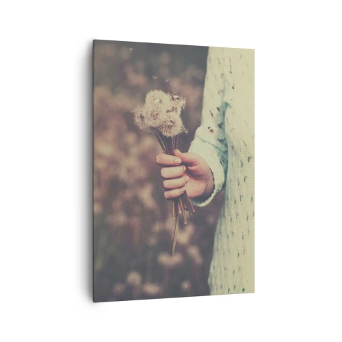 Quadro em tela - Fique com isto, por favor - 70x100 cm