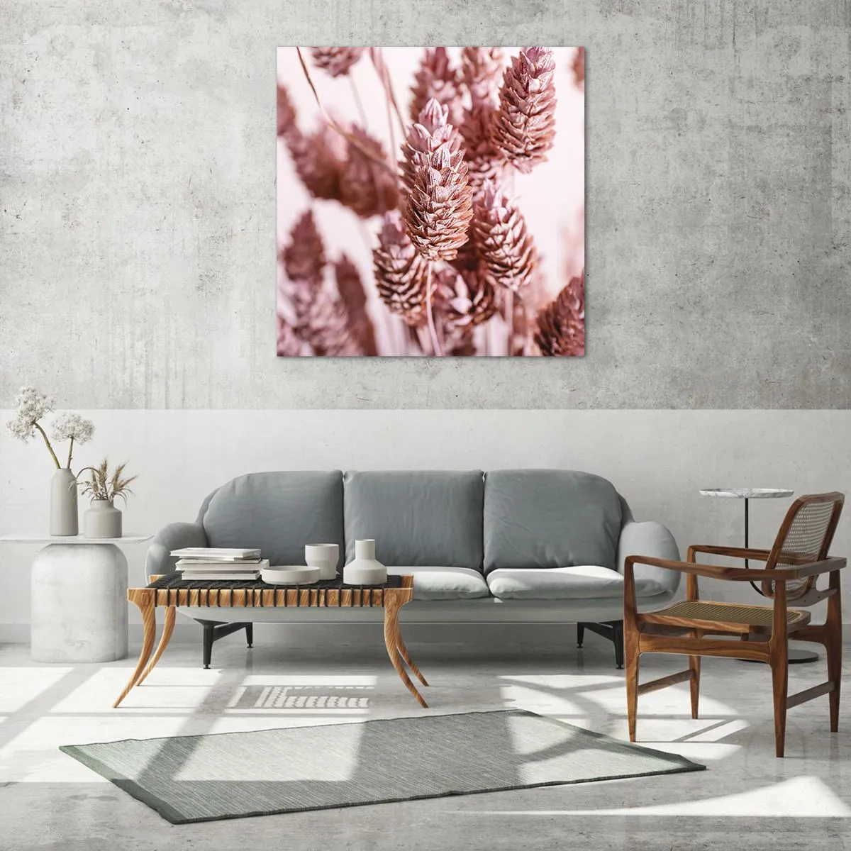 Quadro em vidro - Aparentemente discreto - 70x70 cm