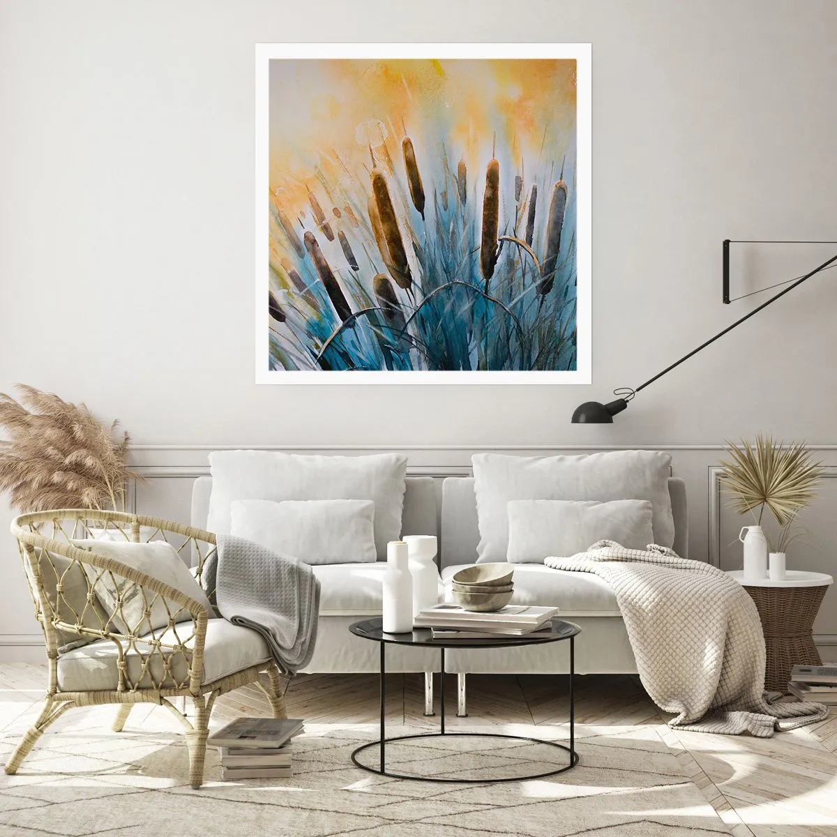 Pôster - O frio da água, o calor do sol - 50x50 cm