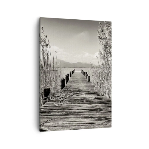 Quadro em tela - No silêncio da relva - 50x70 cm