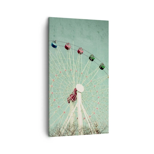 Quadro em tela - Diverte-te - 45x80 cm