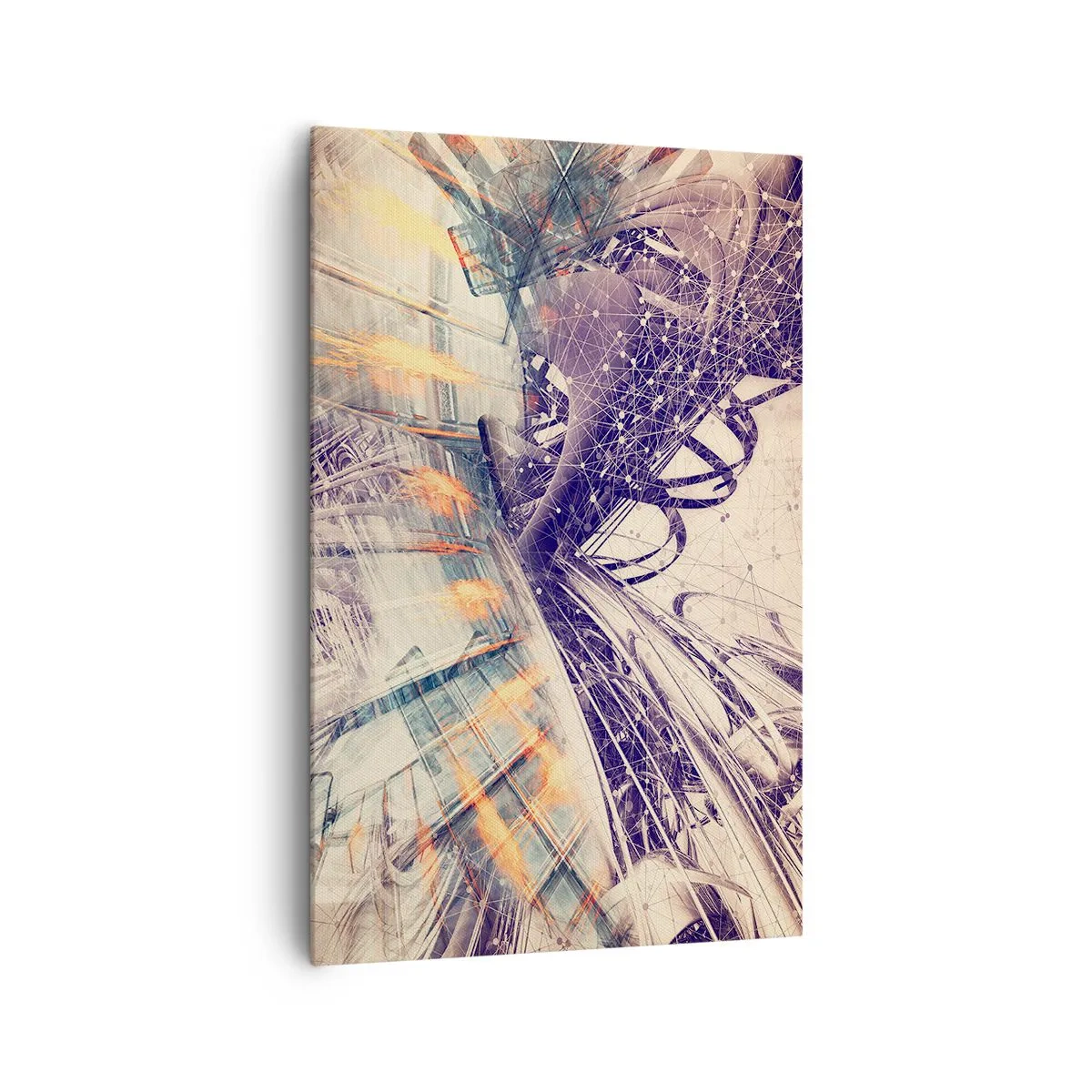 Quadro em tela - Com muita pressa - 80x120 cm