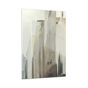 Quadro em vidro - Sonho com a cidade - 50x70 cm