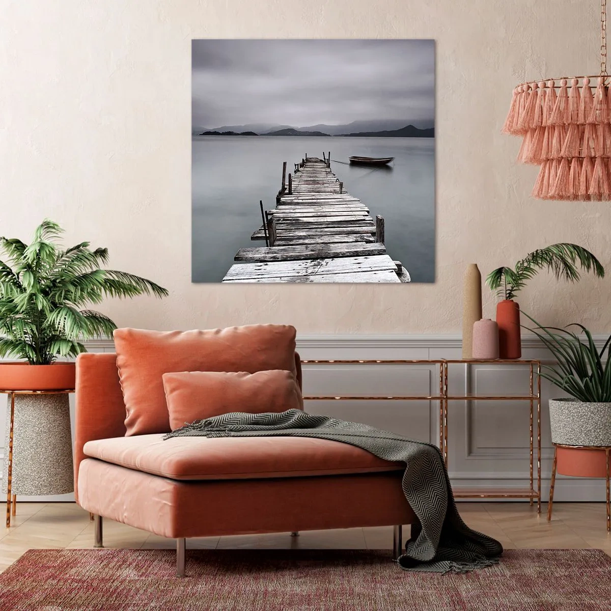 Quadro em tela - Amanhã pode ir - 50x50 cm