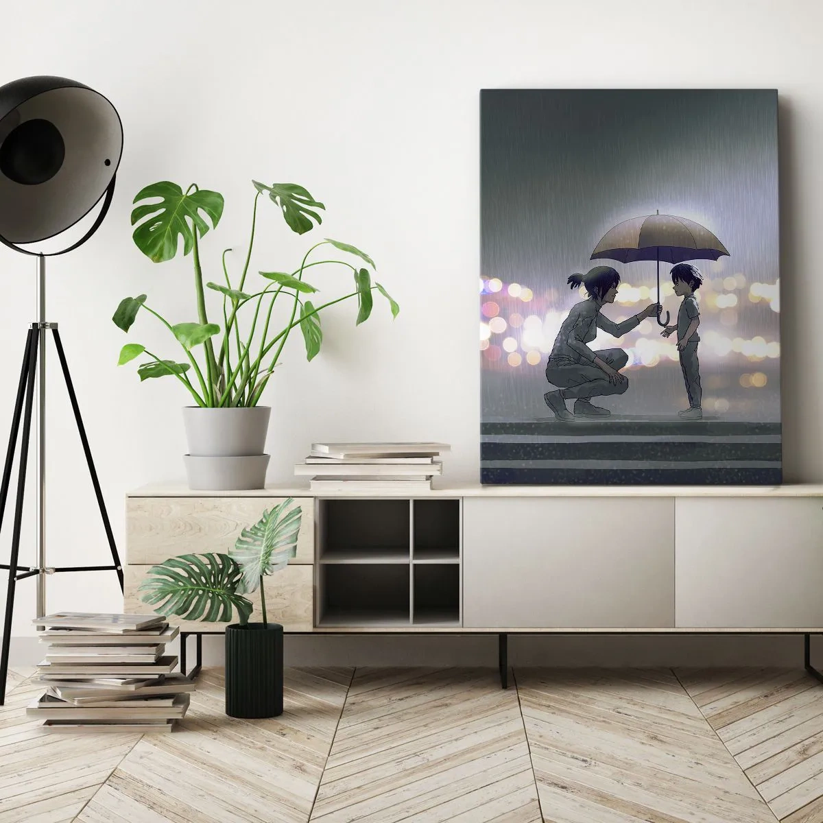Quadro em tela - Está tudo bem agora - 45x80 cm