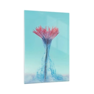 Quadro em vidro - Num abraço revigorante - 70x100 cm