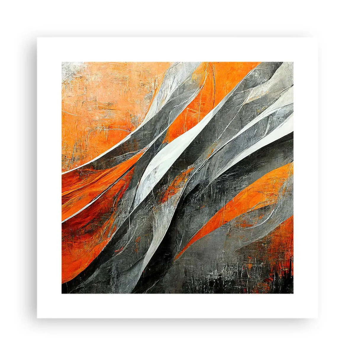 Pôster - Calor e frio - 40x40 cm