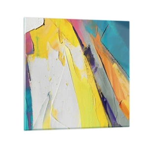 Quadro em vidro - Anatomia da luz - 50x50 cm