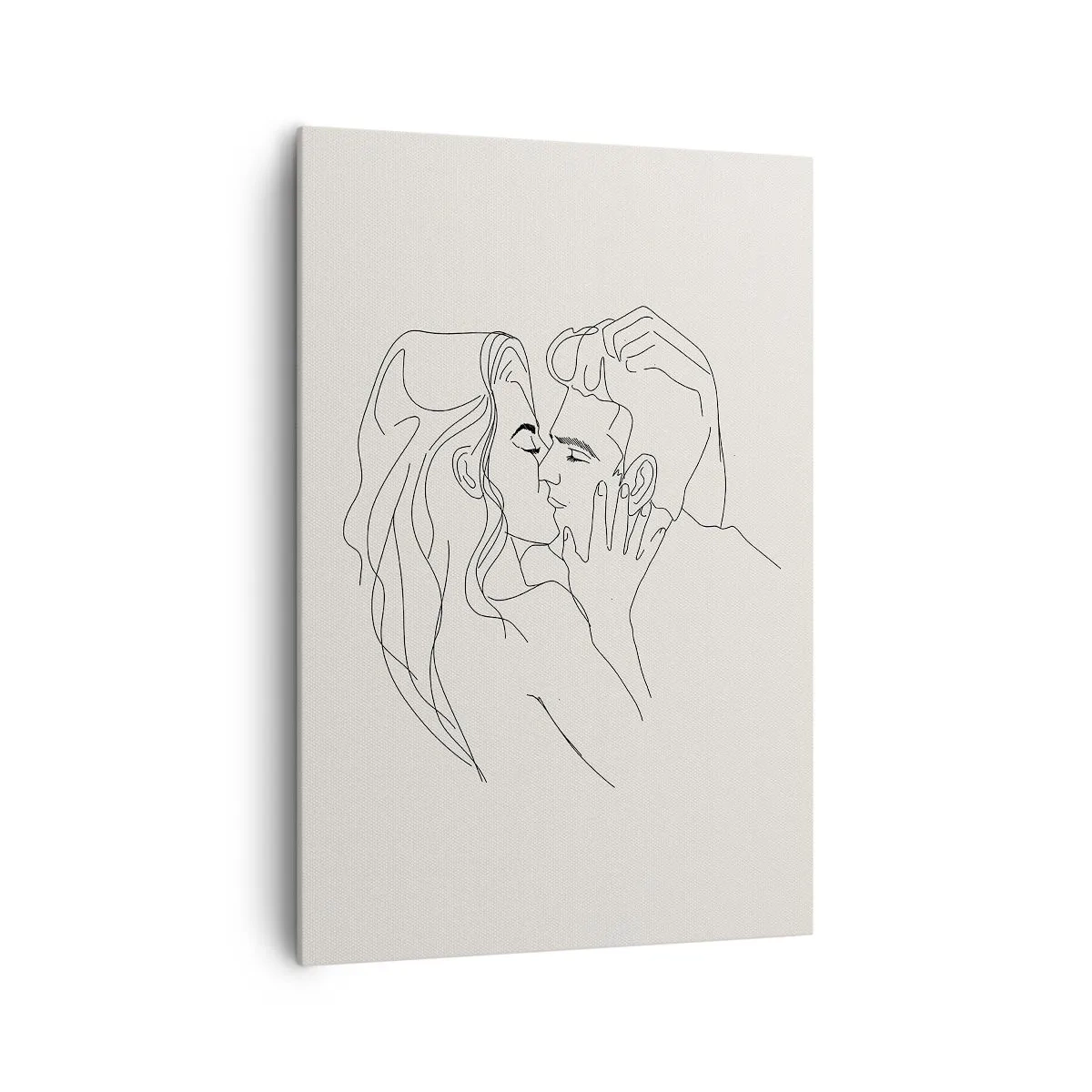 Quadro em tela - Emaranhados pelo sentimento - 70x100 cm