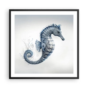 Pôster com moldura preta - Uma piada sutil da natureza - 60x60 cm