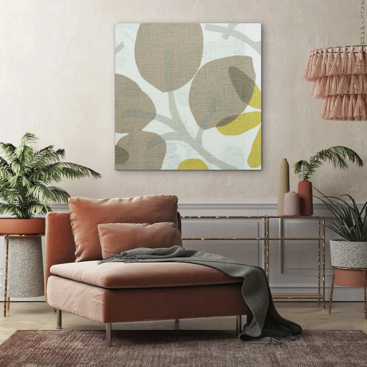 Quadro em tela - Composição a pleno sol - 30x30 cm