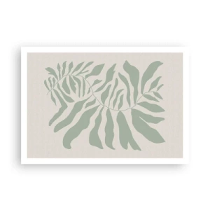 Pôster - Galho esmeralda - 100x70 cm