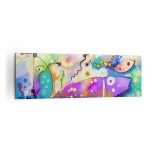 Quadro em tela - Sem palavras! - 160x50 cm