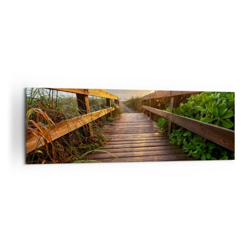 Quadro em tela - Direto para a costa - 160x50 cm