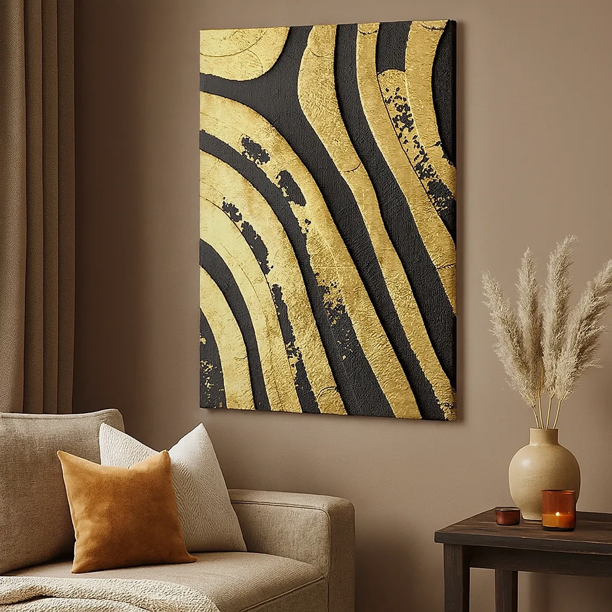 Quadro em tela - Tudo flui - 50x70 cm