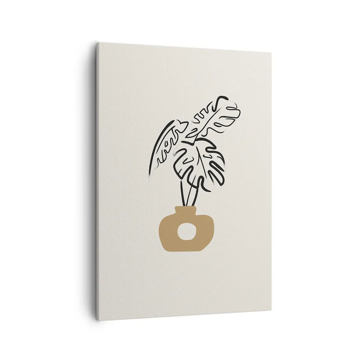 Quadro em tela - Monstera – decoração do lar - 50x70 cm