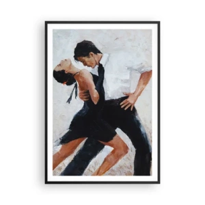 Pôster com moldura preta - O tango dos meus sonhos  - 70x100 cm
