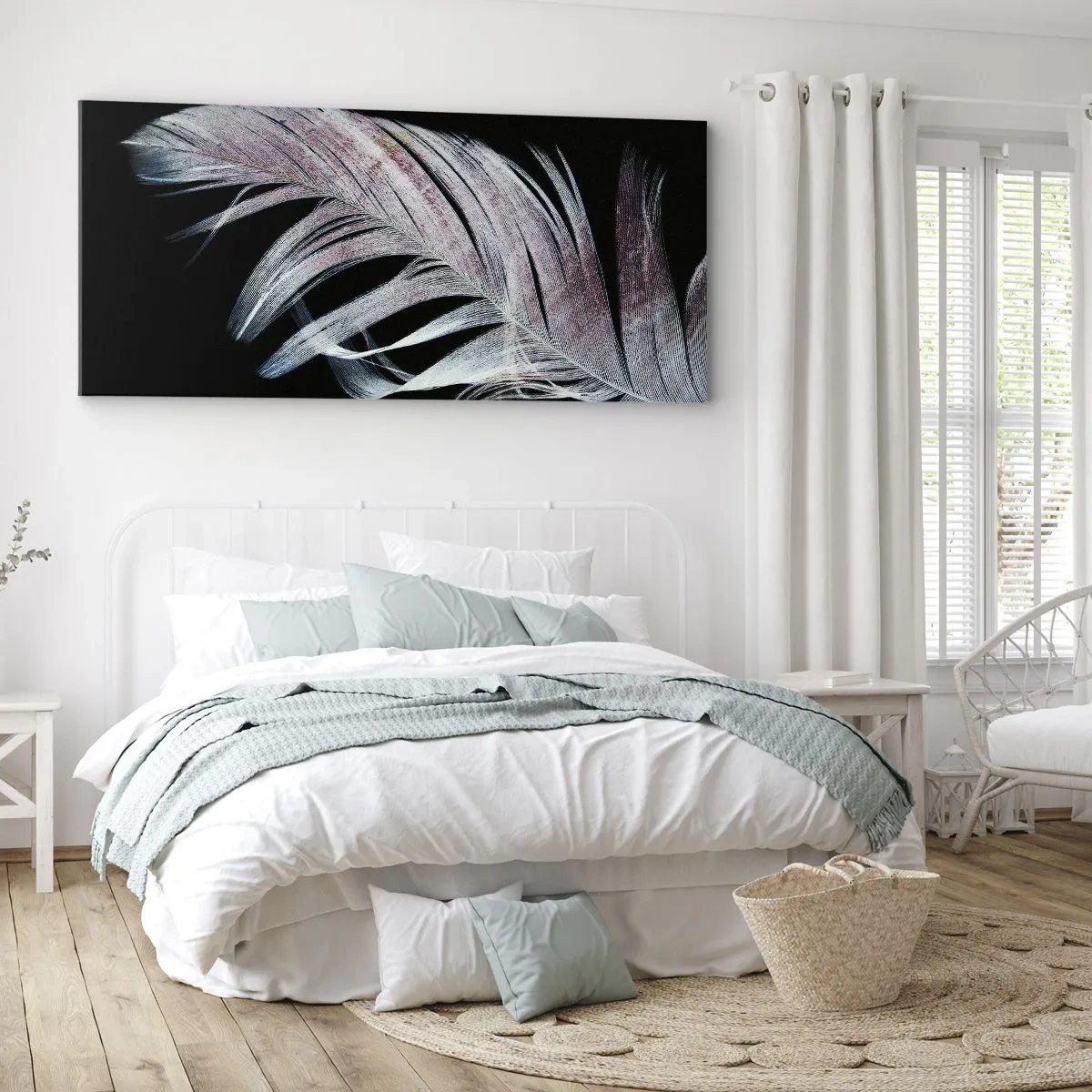 Quadro em tela - Pense no toque - 120x50 cm