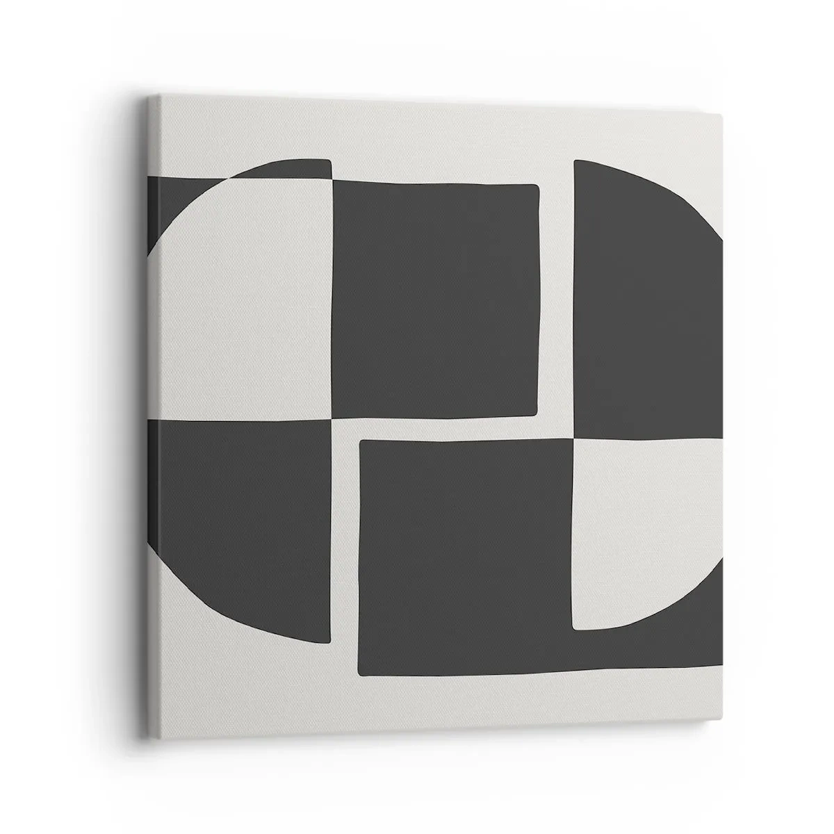 Quadro em tela - Antítese – síntese - 30x30 cm