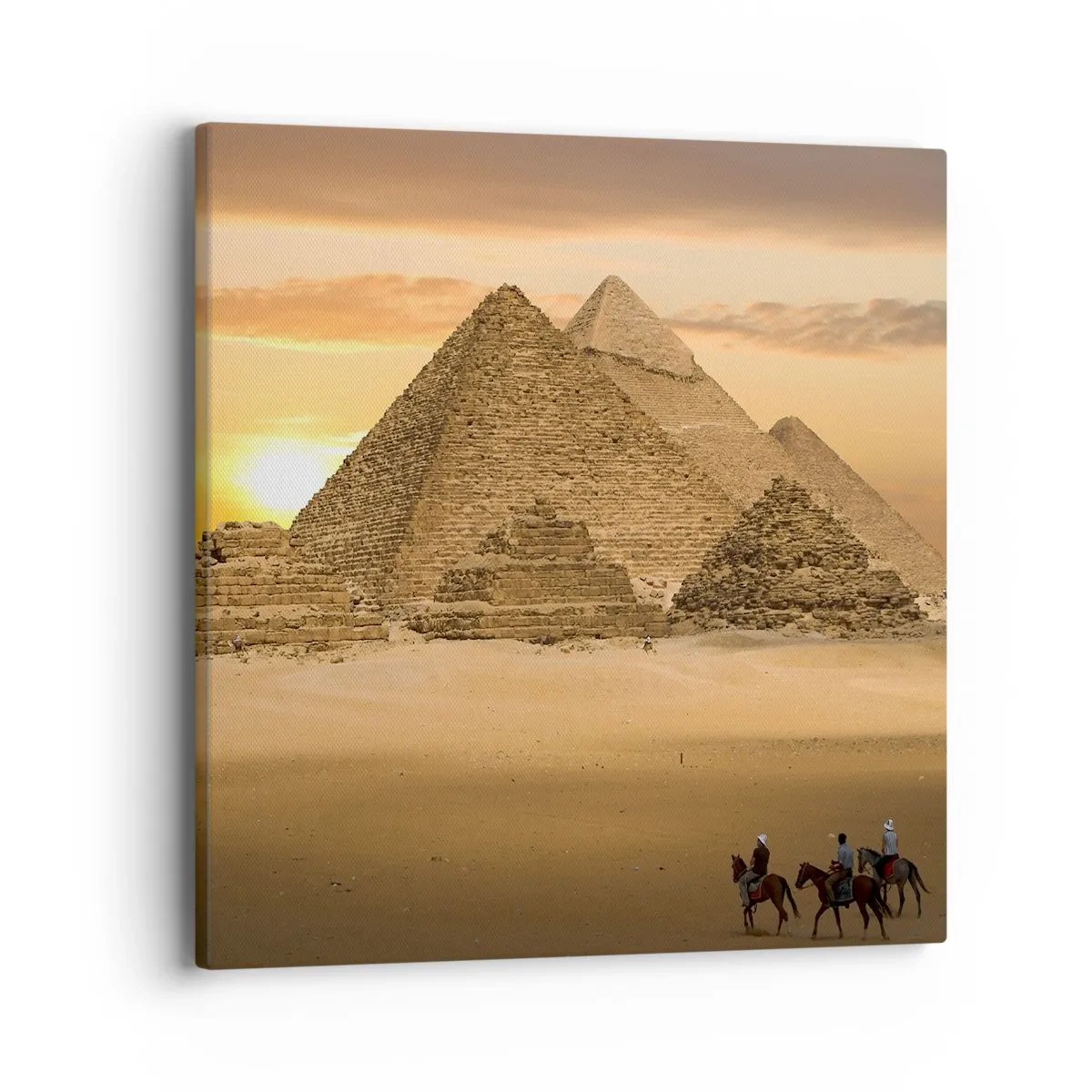 Quadro em tela - Sem mudança durante milhares de anos - 40x40 cm