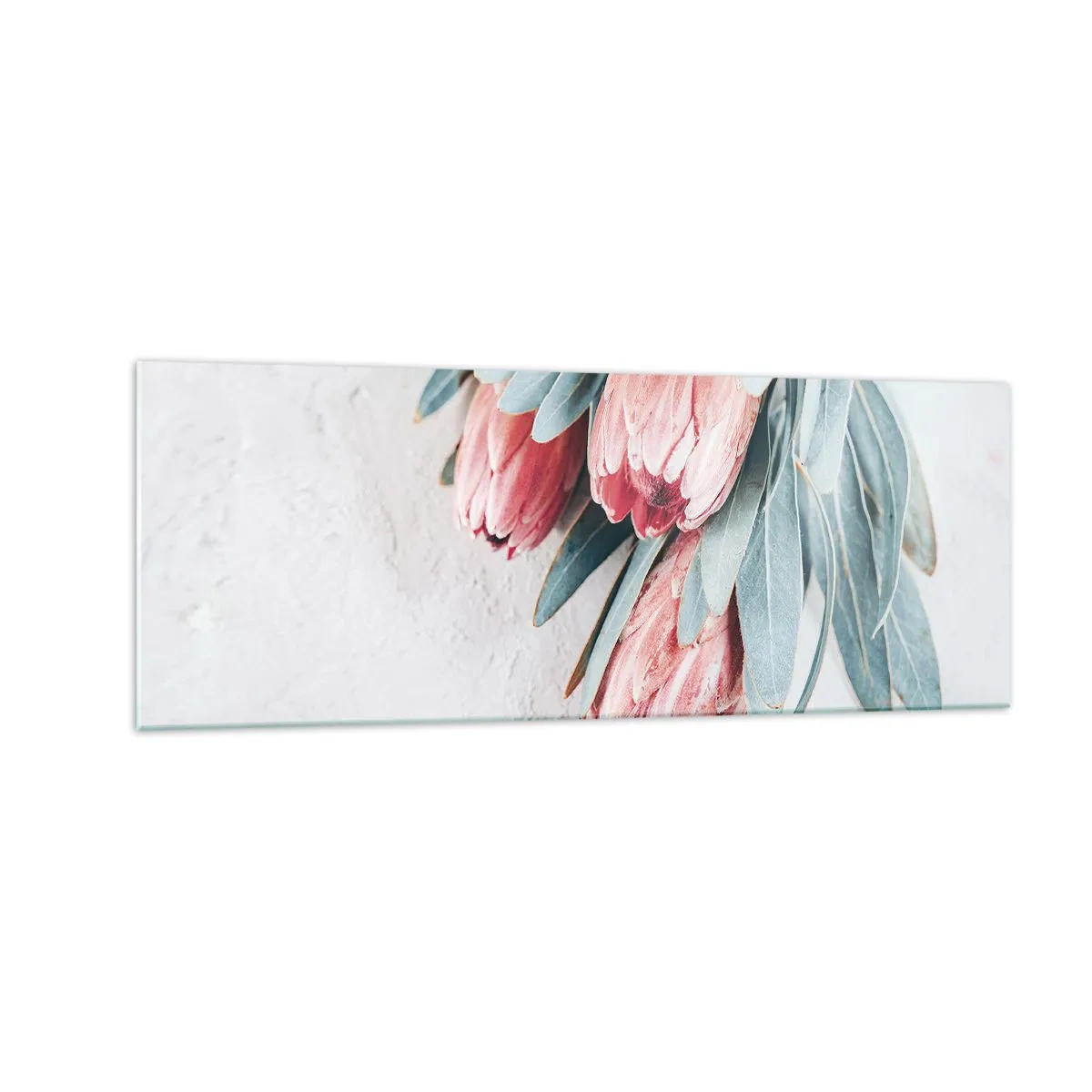 Quadro em vidro - Envergonhadas da sua própria beleza - 140x50 cm