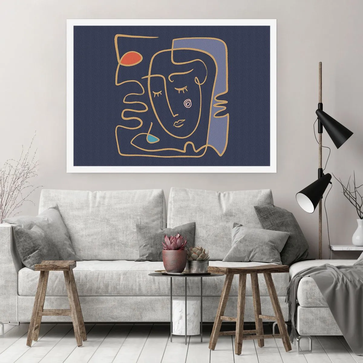 Pôster - Nos pensamentos - 40x30 cm