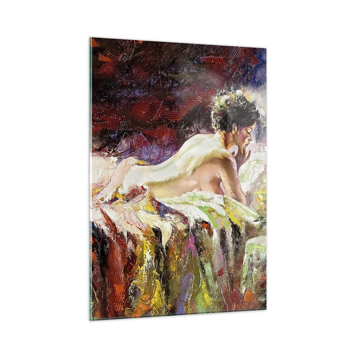 Quadro em vidro - Vênus pensativa - 50x70 cm