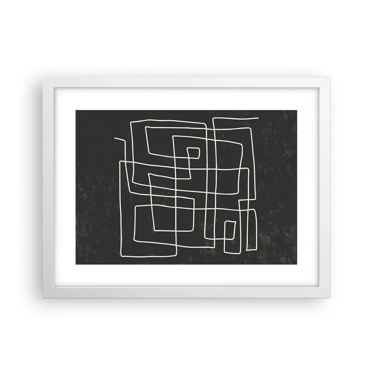 Pôster em moldura branca - Não é tão simples - 40x30 cm