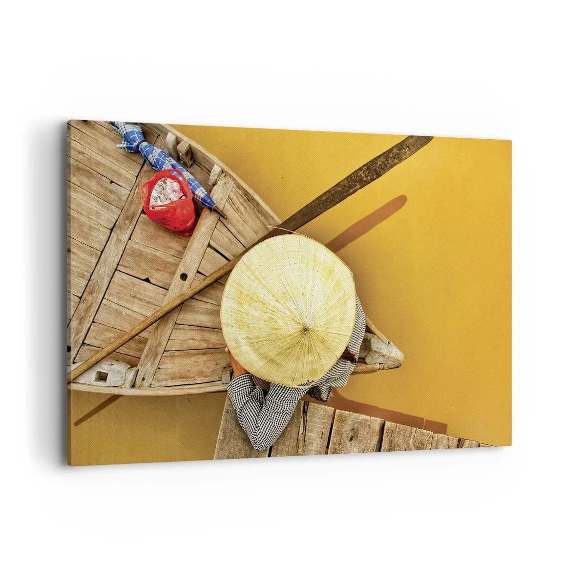 Quadro em tela - A vida no rio amarelo - 120x80 cm