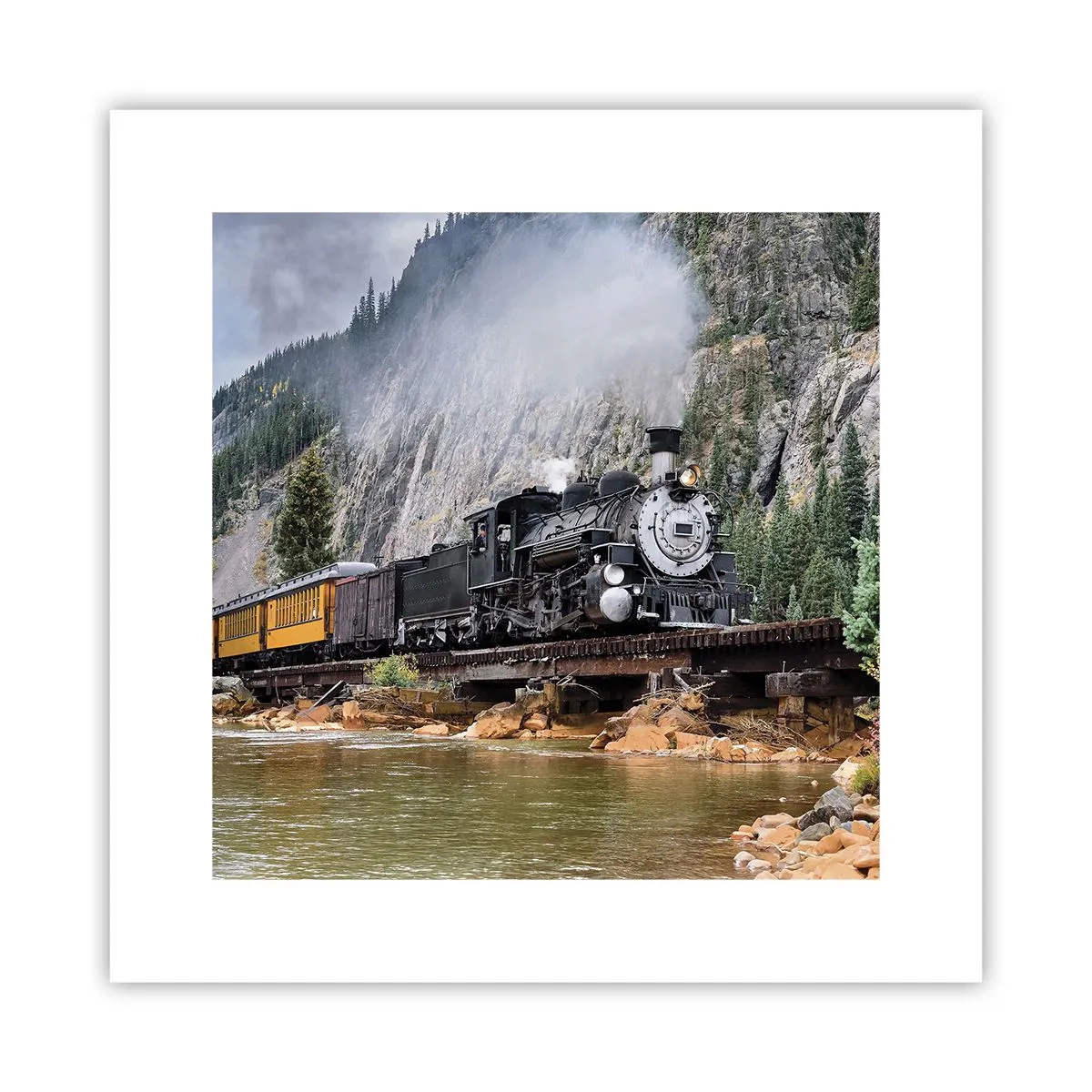 Pôster - Para onde? Onde? - 30x30 cm