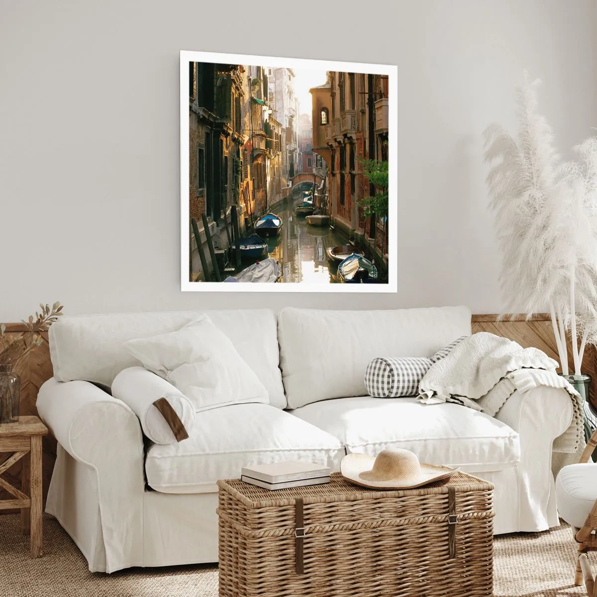 Pôster - Em um beco veneziano - 40x40 cm