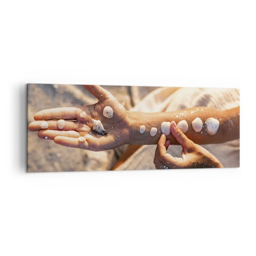 Quadro em tela - Beleza na ponta dos dedos - 140x50 cm