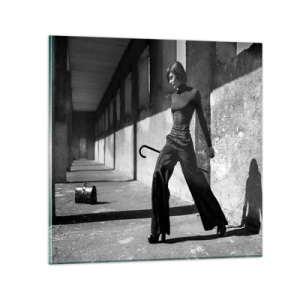 Quadro em vidro - Elegância urbana - 70x70 cm