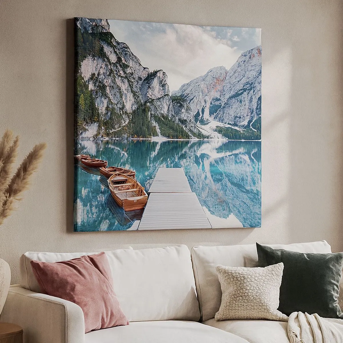 Quadro em tela - Vamos mostrar-lhe a beleza - 30x30 cm