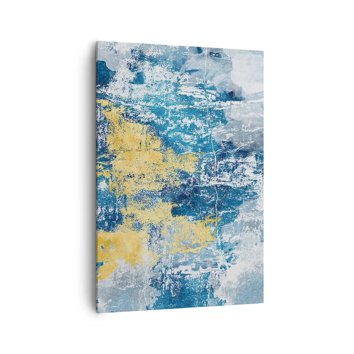 Quadro em tela - Abstração cheia de clima - 70x100 cm