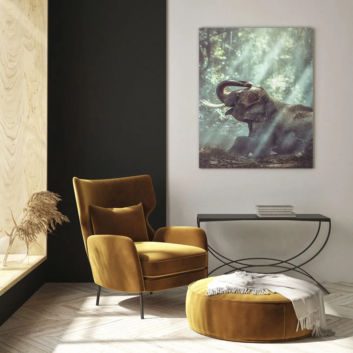 Quadro em vidro - Ouça isto... - 80x120 cm