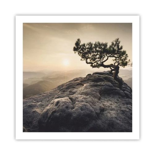 Pôster - A vida ganha sempre - 60x60 cm