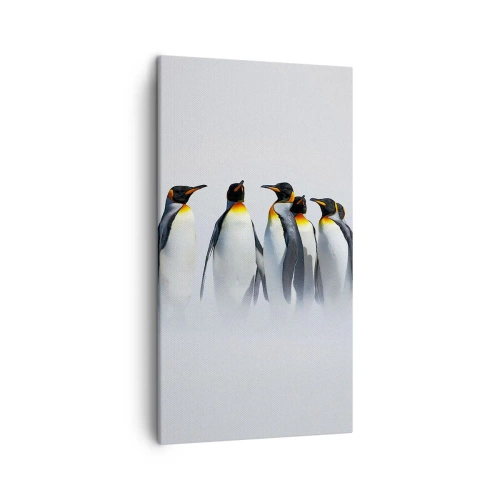 Quadro em tela - Reunião em traje de gala - 45x80 cm