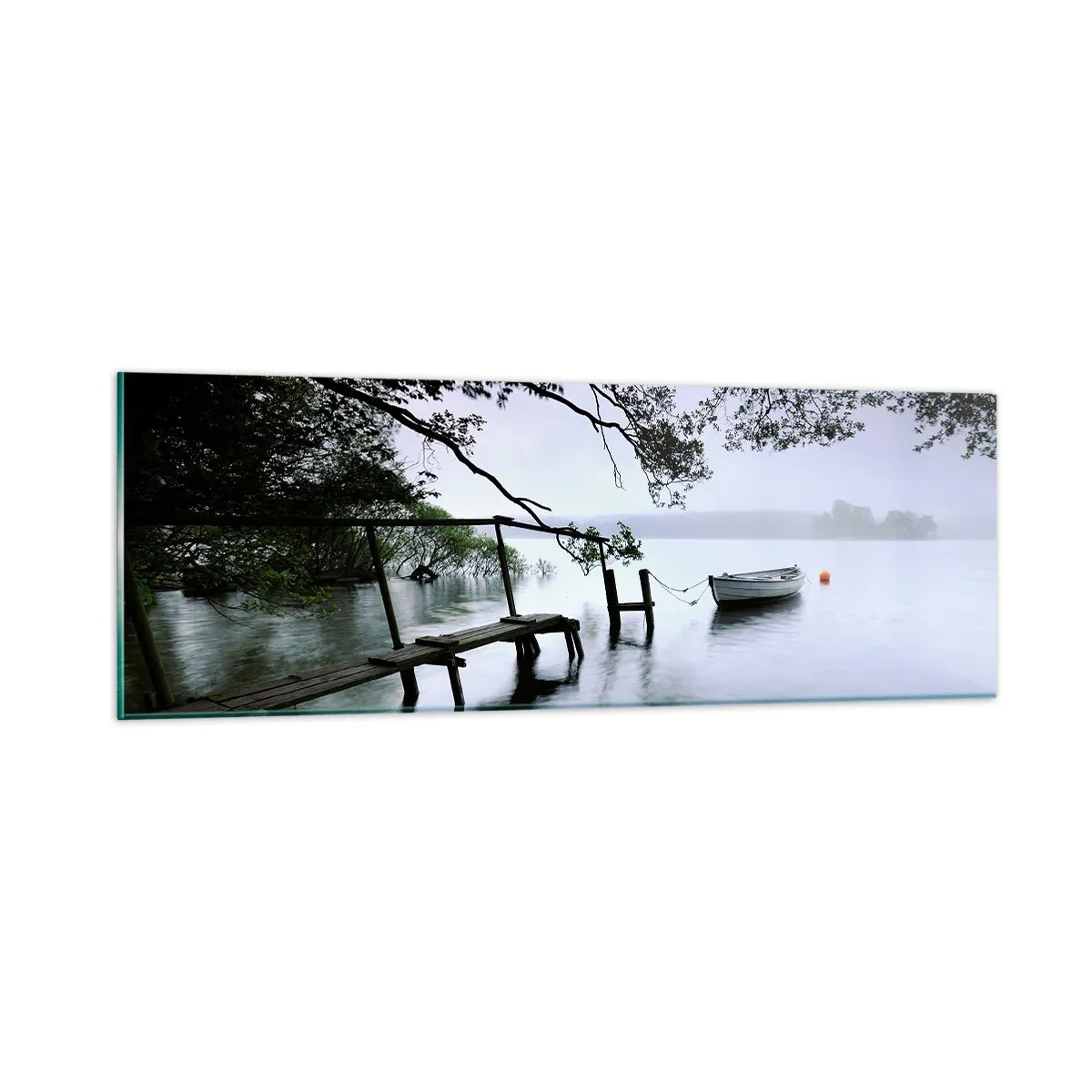 Quadro em vidro - Descanso imediato - 90x30 cm