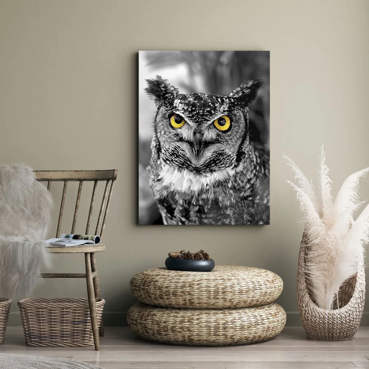 Quadro em tela - Nada pode ser escondido - 55x100 cm