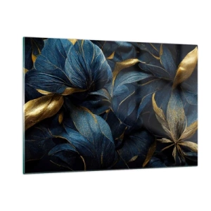 Quadro em vidro - Forrado com ouro - 120x80 cm