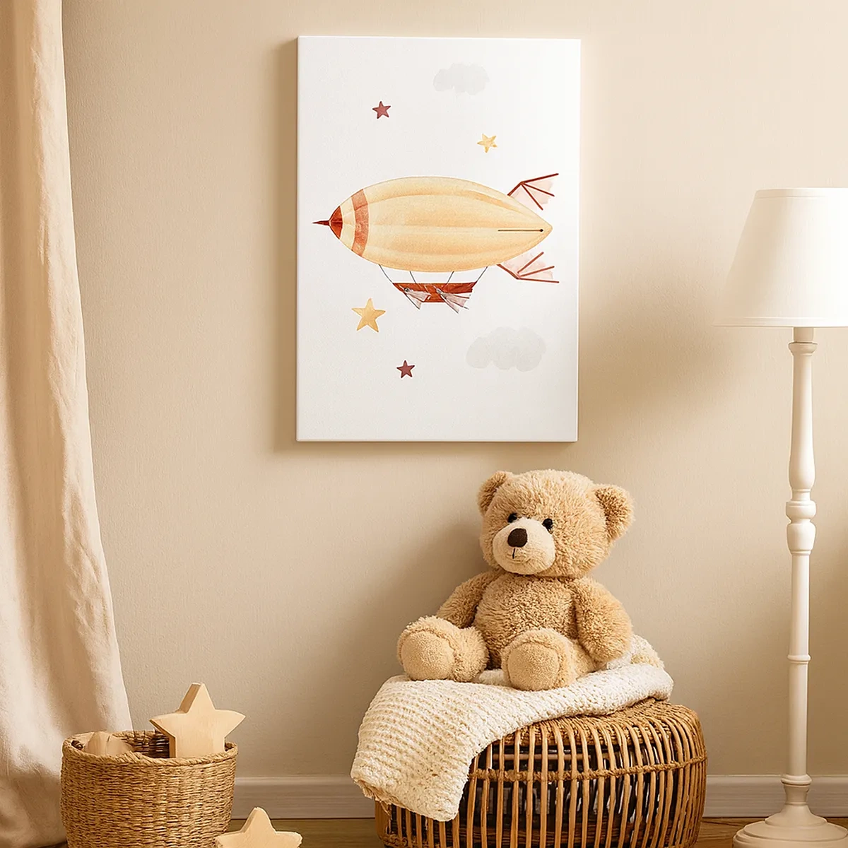 Quadro em tela - Dirigível - 50x70 cm