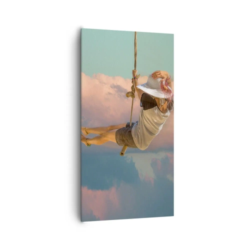 Quadro em tela - Diversão nas nuvens - 65x120 cm