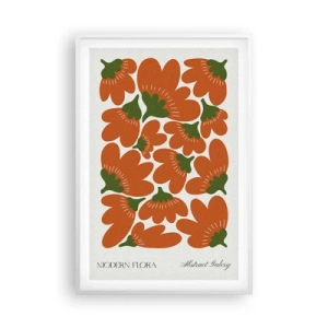 Pôster em moldura branca - Da vida das flores - 61x91 cm