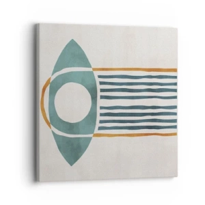 Quadro em tela - Sinais e rituais - 30x30 cm