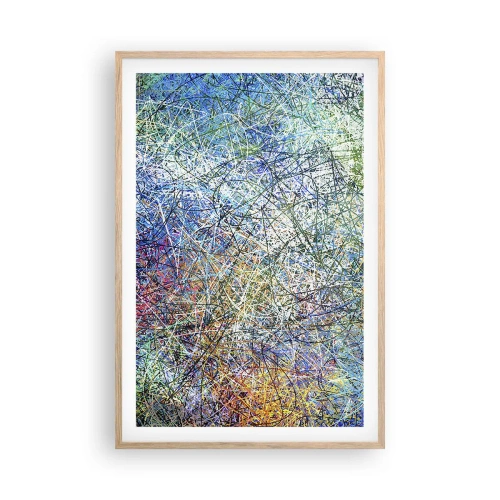 Pôster com moldura de carvalho claro - Não é assim tão simples - 61x91 cm