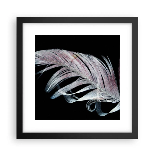 Pôster com moldura preta - Pense no toque - 30x30 cm