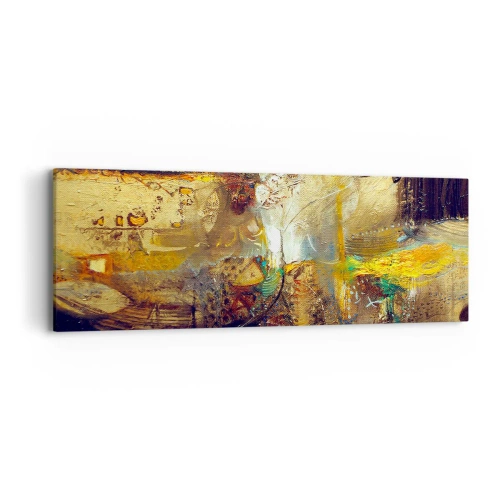 Quadro em tela - Frio, mais quente, quente - 90x30 cm
