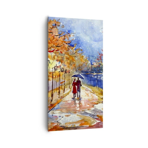 Quadro em tela - Juntos até ao limite do tempo - 65x120 cm