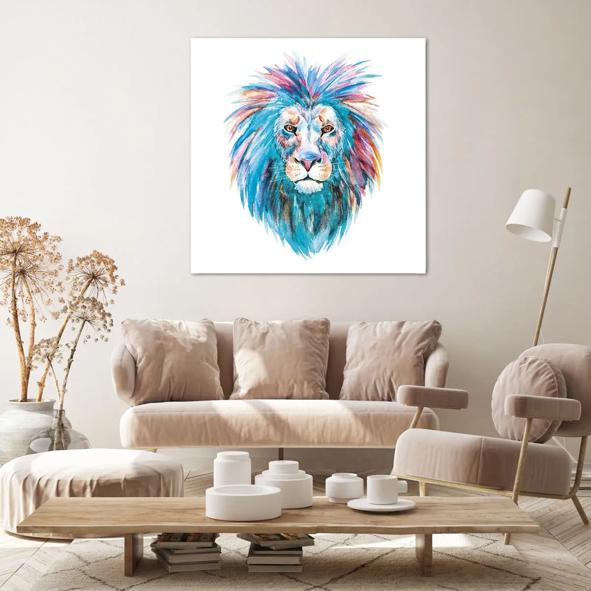 Quadro em tela - Aura eletrizante - 50x50 cm